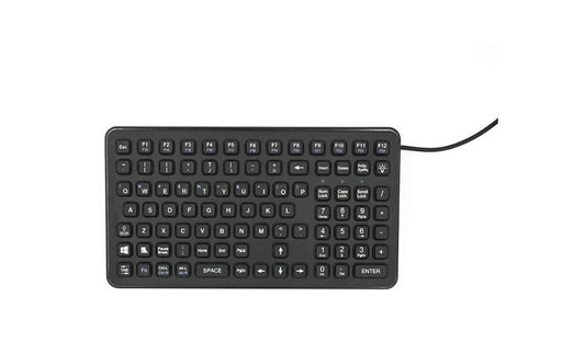 iKey SL-910-PS2 Small Footprint Mobile Keyboard Red Backlit PS/2 3 Year