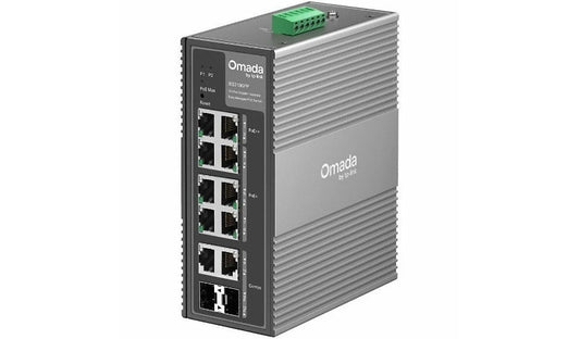 TP-Link Omada IES210GPP 10-Port Industrial Gigabit PoE Switch, 240W, DIN
