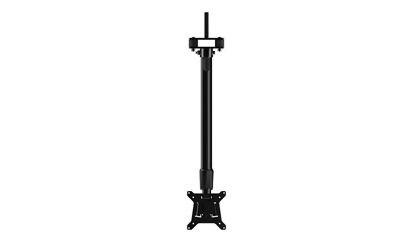Clinton CE-CM-SX-6-B Telescopic Ceiling Mount for LCD PVM 60 lb Black 3 Year