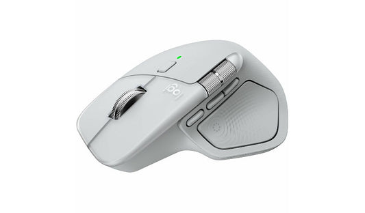 Logitech MX Master 4 for Mac Haptic Mouse White Silver 910-007574 2 Year