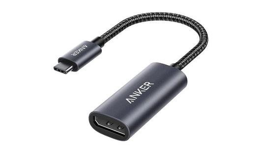 Anker PowerExpand USB-C to DisplayPort Adapter, 4K 60Hz, Aluminum, Gray