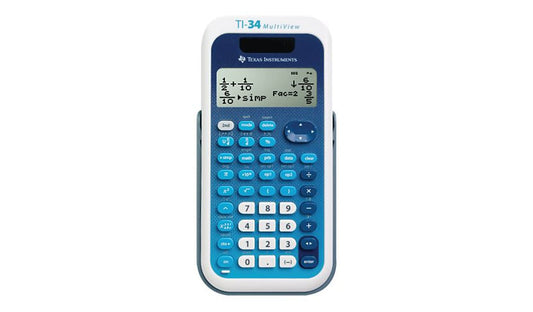 Texas Instruments (TI) TI-34 MultiView 4-Line Scientific, 34MV/FC/1L1/A