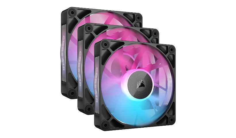 Corsair iCUE LINK RX120 RGB 120mm Fans 3 Pack Starter Kit with Hub CO-9051018-WW