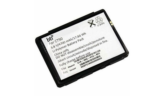 BTI 3.8V 4700mAh Battery for Honeywell CT50/CT60, 318-055-012-BTI