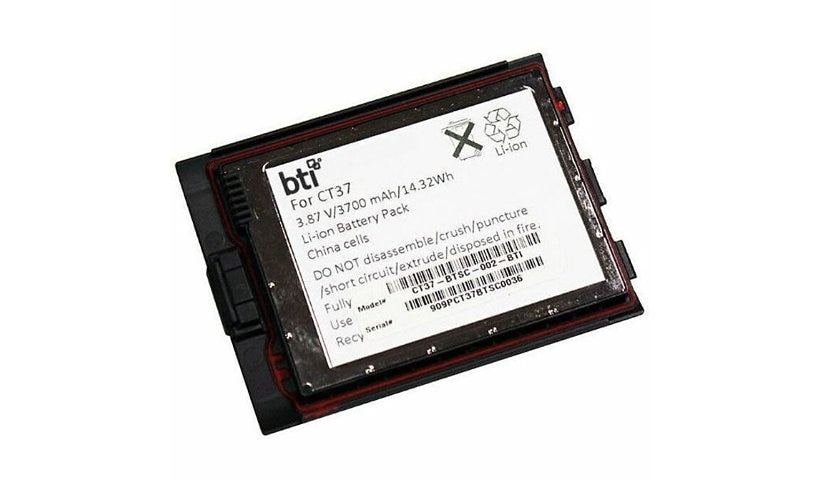 BTI 3.87V 3700mAh Battery for Honeywell CT37, CT37-BTSC-002-BTI