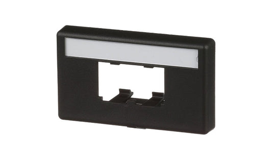 Panduit CFFPL2BL Mini-Com Modular Furniture Faceplate 2-Port