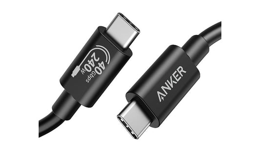 Anker 515 USB4 USB-C Cable, 40Gbps, 240W, 8K 60Hz, TB4 Compatible, 1 m