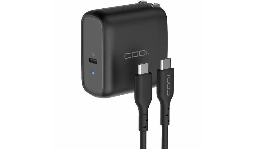 CODi WC065-C 65W GaN USB-C Wall Charger PPS 1 Year