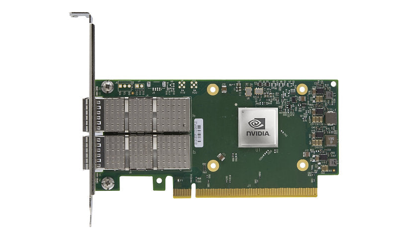 HPE NV60100M R8M41A Dual 100GbE QSFP28 NVMe-oF Adapter, PCIe 4.0 x16
