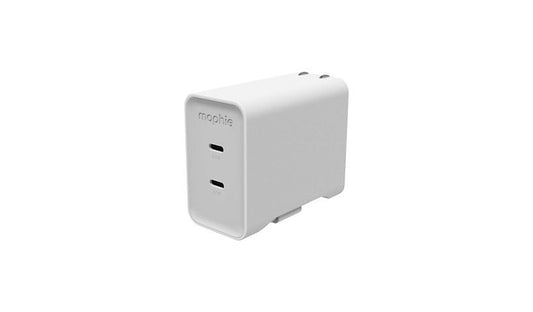 mophie speedport 67W GaN Charger 2 USB-C Retractable Cable 409919993