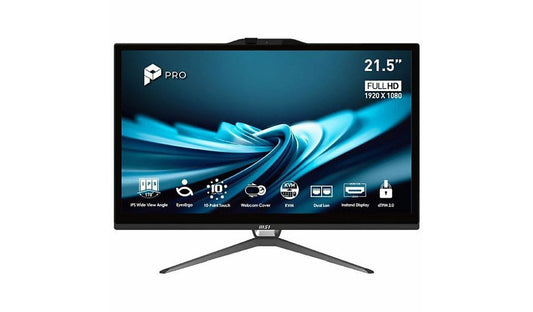 MSI PRO AP222T 14M-424US AIO, Core i5-14400, 8GB, 512GB SSD, 21.5" FHD Touch