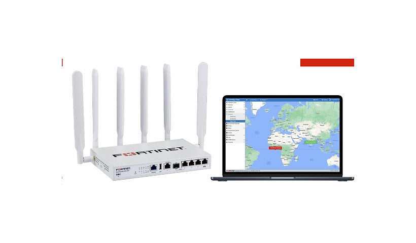 Fortinet FortiExtender 211G FEX-211G 4G LTE WWAN Router, 4 LAN Ports