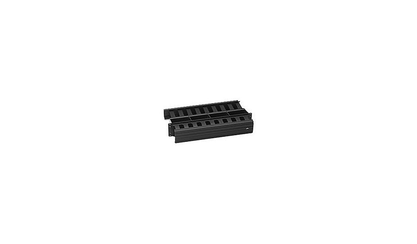 Leviton 492RU-HFR Versi-Duct Horizontal Slotted Duct 19 in Rack 2U Front