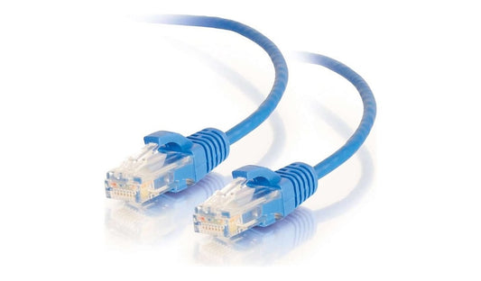 C2G C2G02216 Cat6 Slim Snagless UTP Ethernet Patch Cable 20 ft Blue