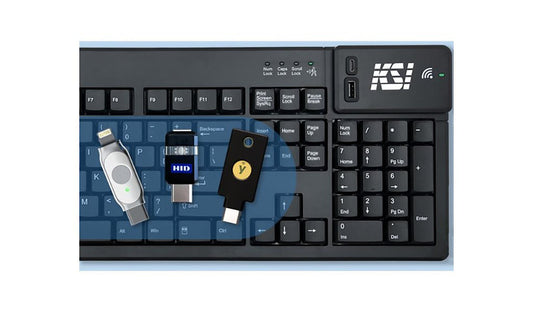 Key Source KSI-2100 HB-23 Keyboard with PresenceLock Smart Card Reader