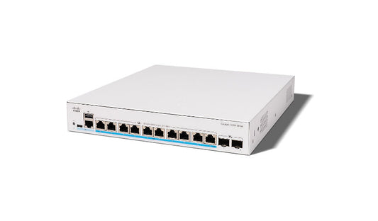 Cisco Catalyst 1300X C1300X-10NU-2X 10-Port 5G PoE++ Switch, 2x 10G, 385W