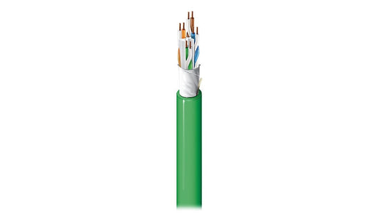 Belden 10GXS13 0091000 10GXS13 Cat6A Plenum Bulk Cable Solid UTP IEEE 802.3bt