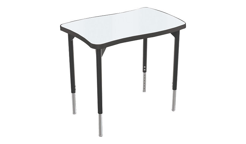 MooreCo Hierarchy Creator Wavy Table, Height Adjustable, 70529