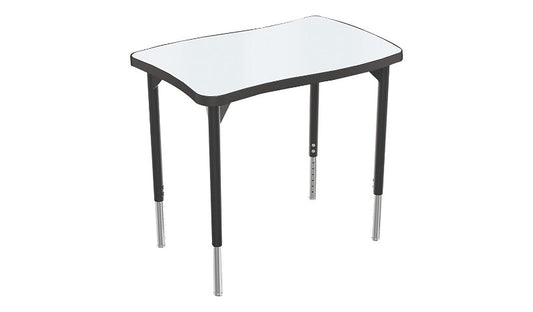 MooreCo Hierarchy Creator Wavy Table, Height Adjustable, 70529