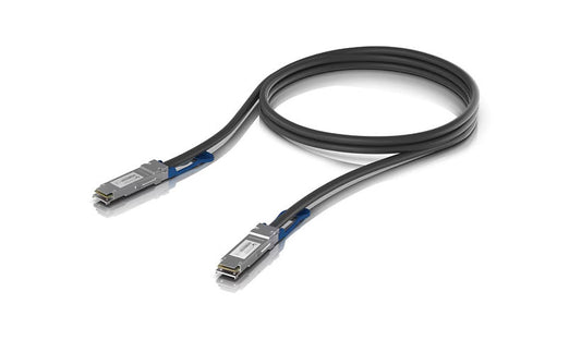 Ubiquiti 1m (3.3ft) 100GBase QSFP28 to QSFP28 Direct Attach Cable, Black, UACC-DAC-QSFP28-1M