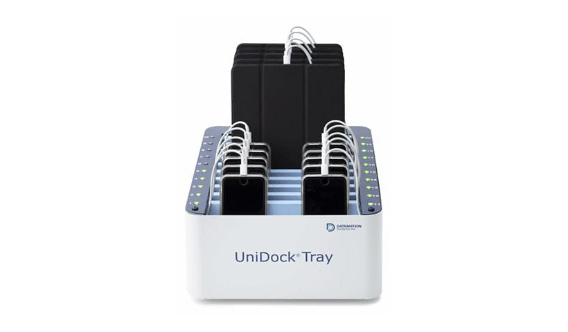 Datamation Systems UniDock Tray 20, USB-C Charge and Sync Station, 18433