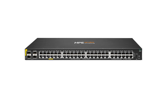 HPE Aruba Networking CX 6000 R9Y03B 48-Port PoE+ Switch, 4x SFP, 740W