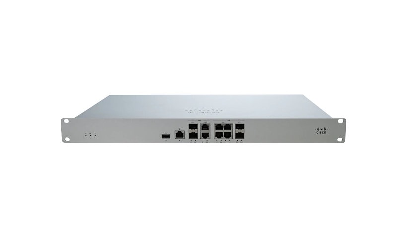 Cisco Meraki MX95 Security Appliance, 3 Gbps, 10G SFP+, 2.5G PoE+, 1U