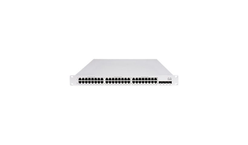 Cisco Meraki MS150-48LP-4G 48-Port Gigabit PoE+ Switch, 4x SFP Uplink, 370W