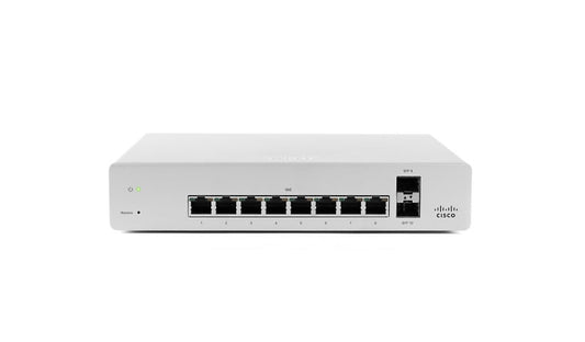 Cisco Meraki MS130-8P-I 8-Port Gigabit PoE Cloud Managed Switch, 2 SFP