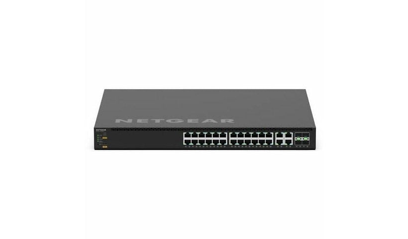 Netgear AV Line M4350-24M4X4V MSM4332 28-Port PoE++ Switch, 4x 25G, TAA