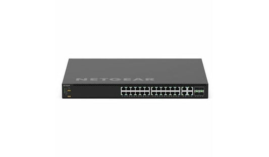 Netgear AV Line M4350-24M4X4V MSM4332 28-Port PoE++ Switch, 4x 25G, TAA