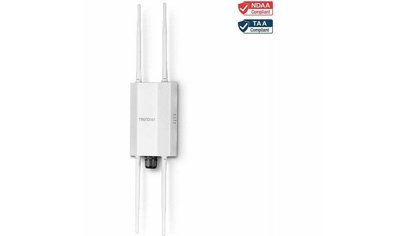 TRENDnet TEW-941APBO Outdoor Wi-Fi 6 AX1800 Access Point, 5 dBi Omni, IP67