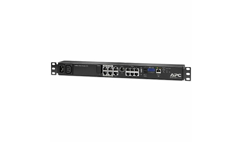 APC NetBotz Rack Monitor 250A Rack Mount Security and Environmental Appliance, TAA Compliant, NBRK0250ATAA