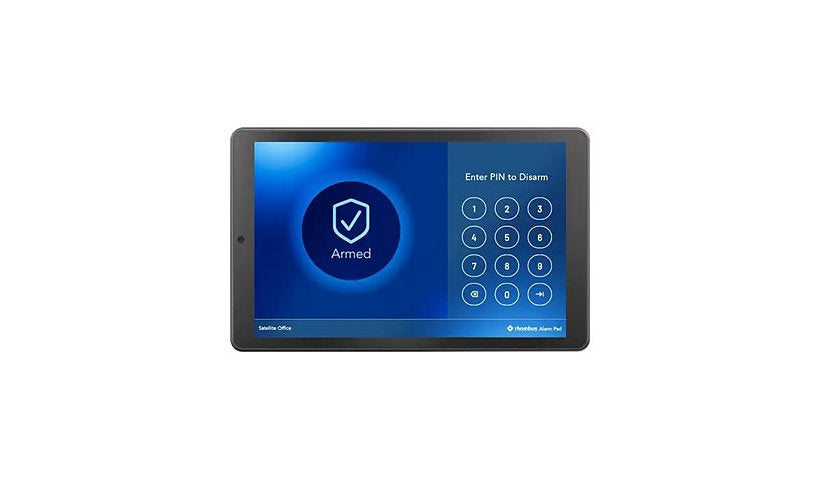 Rhombus TS10 Alarm Pad Touch Screen Control Panel PoE Wall Mount