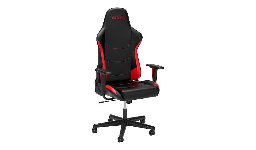 RESPAWN 110 Racing Gaming Chair with Footrest, Red, RSP-110V3P-RED