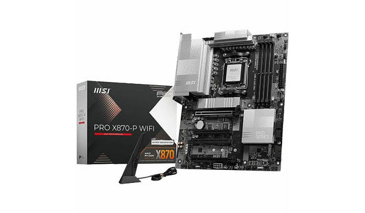 MSI PRO X870E-P WIFI ATX Motherboard AM5 DDR5 Wi-Fi 7 PCIe 5.0 X870EPWIFI