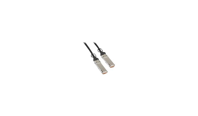 Molex zQSFP+ 1.5m (5ft) QSFP28 to QSFP28 Passive Direct Attach Cable, Black, 1002971151