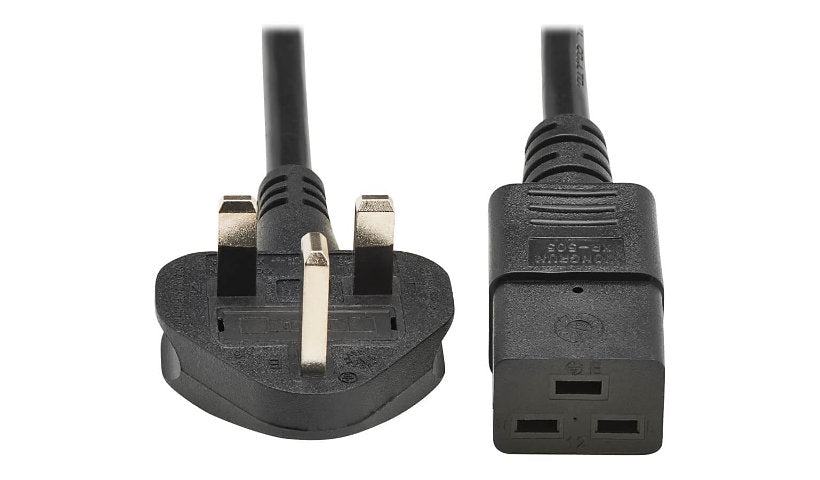 Tripp Lite P052-2P5M-UK UK Power Cord 2.5 m BS 1363 to C19 13A Lifetime Warranty