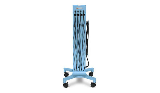 Bretford CUBE Tower Pre-Wired 8-Port USB-C, Sky, CTWR800USBC-SKY