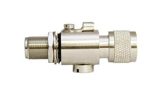 AccelTex ATS-00950 N Type Bulkhead Lightning Arrester, Jack to Plug, GDT