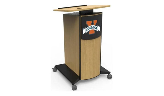 Spectrum SLIM Electric Height Lectern, Castle Oak, 55544-CKCKS201200002