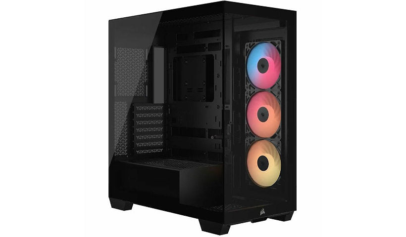 Corsair CC-9011322-WW Mid Tower PC Case with ARGB Fans, Black
