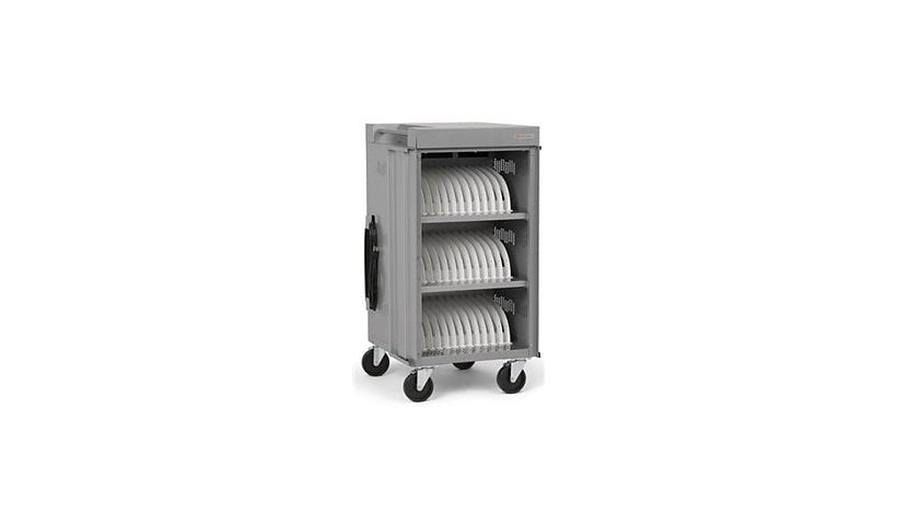 Bretford CUBE Cart Slim, 30 Devices, Grass, TVCS30AC-GRA