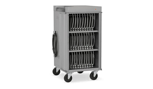 Bretford Cube Cart Slim Pro USB-C, 30 Devices, Grass, TVCSPD30PS-GRA