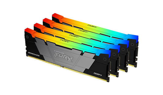 Kingston FURY Renegade RGB 128GB (4x32GB) DDR4-3200 CL16 Kit, XMP