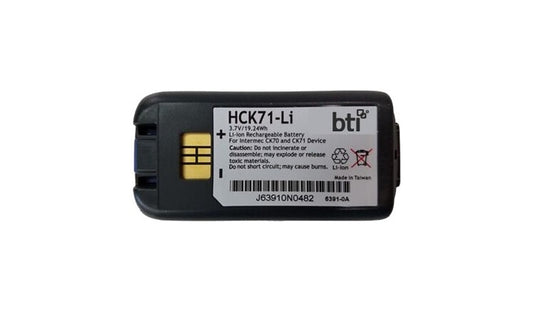 BTI 5200mAh Battery for Intermec CK70/CK71, 318-046-031-BTI