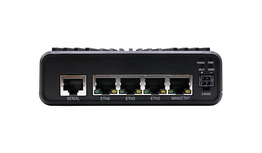 Digi IX25 IX25-4A-0G 4G LTE Cellular Router, Wi-Fi 5, 4 x GbE, DIN Rail, TAA