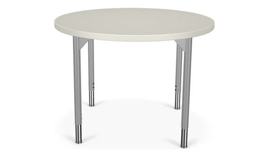 MooreCo Hierarchy Activity Round Table, 60in, Frosty White