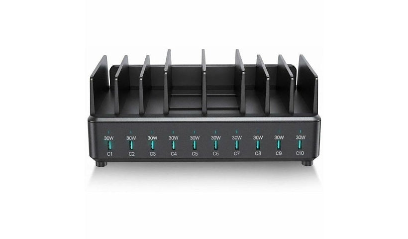 CODi CS-10PORT-C Ten-Port USB-C Charger, 300W Total