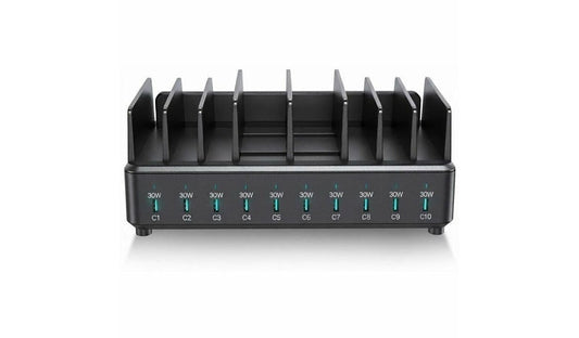 CODi CS-10PORT-C Ten-Port USB-C Charger, 300W Total